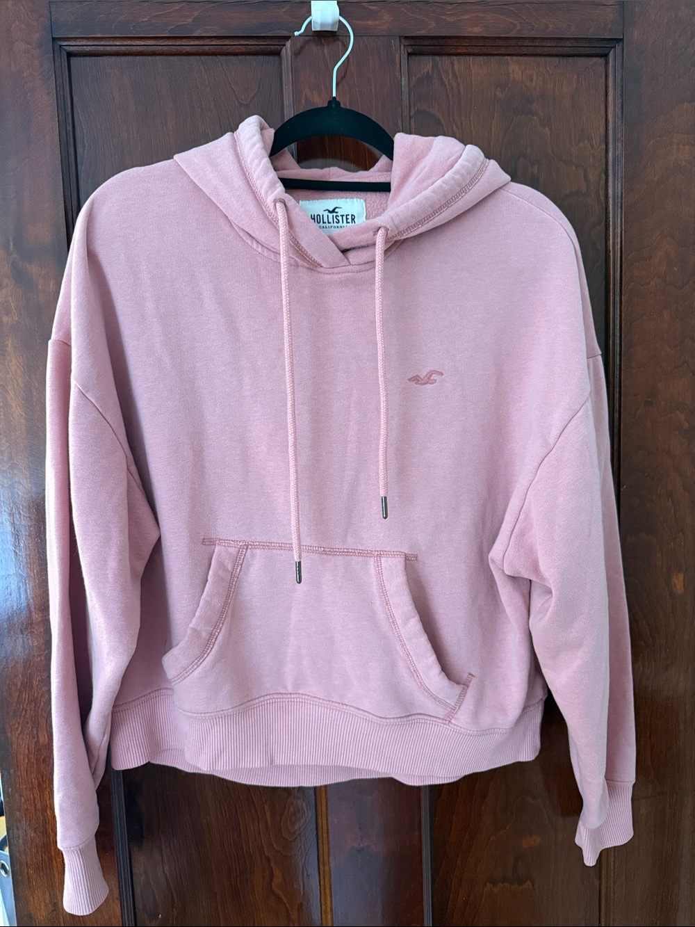 Hollister Blush Rose Pink Hoodie size medium excellent condition
